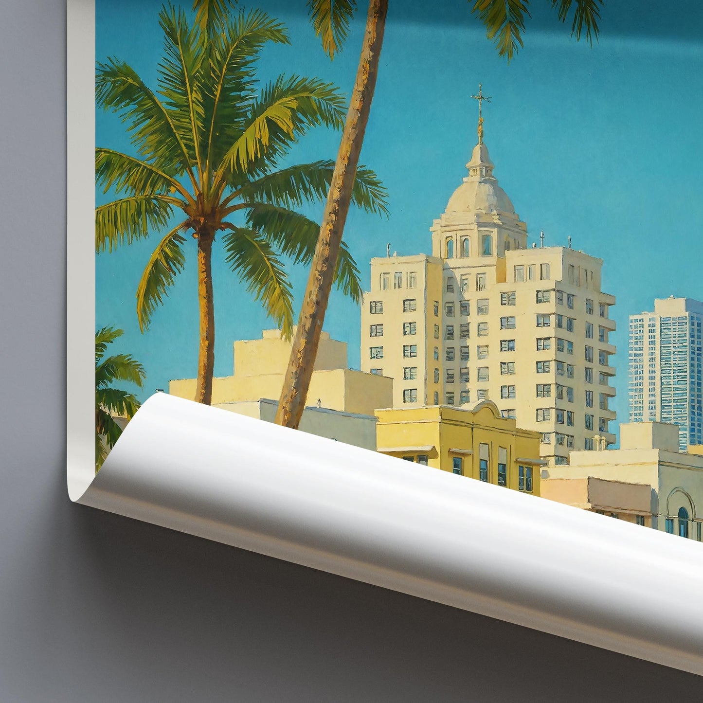 Miami Travel Print ~ Florida Travel Poster |