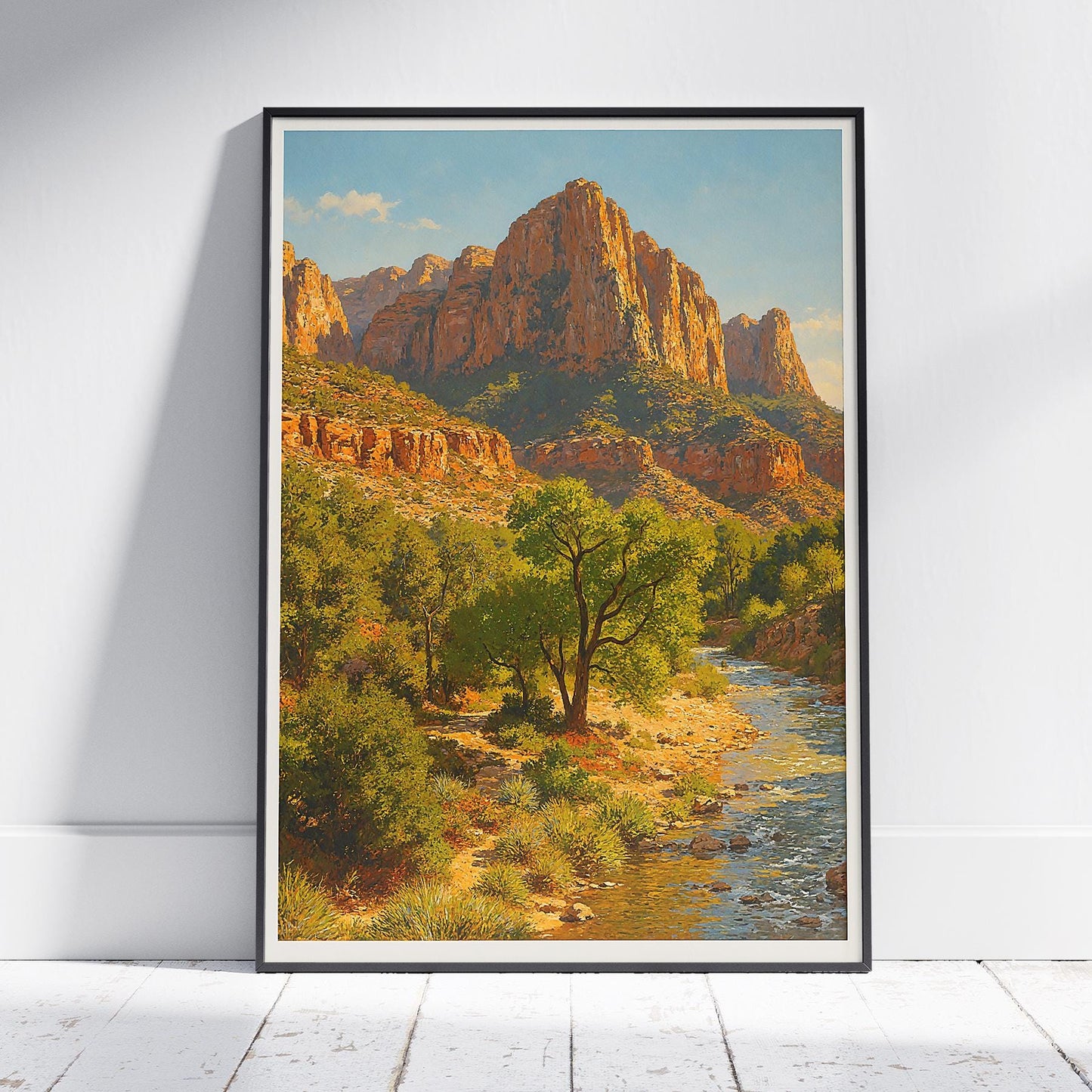Zion National Park Travel Print ~ Utah Travel Poster