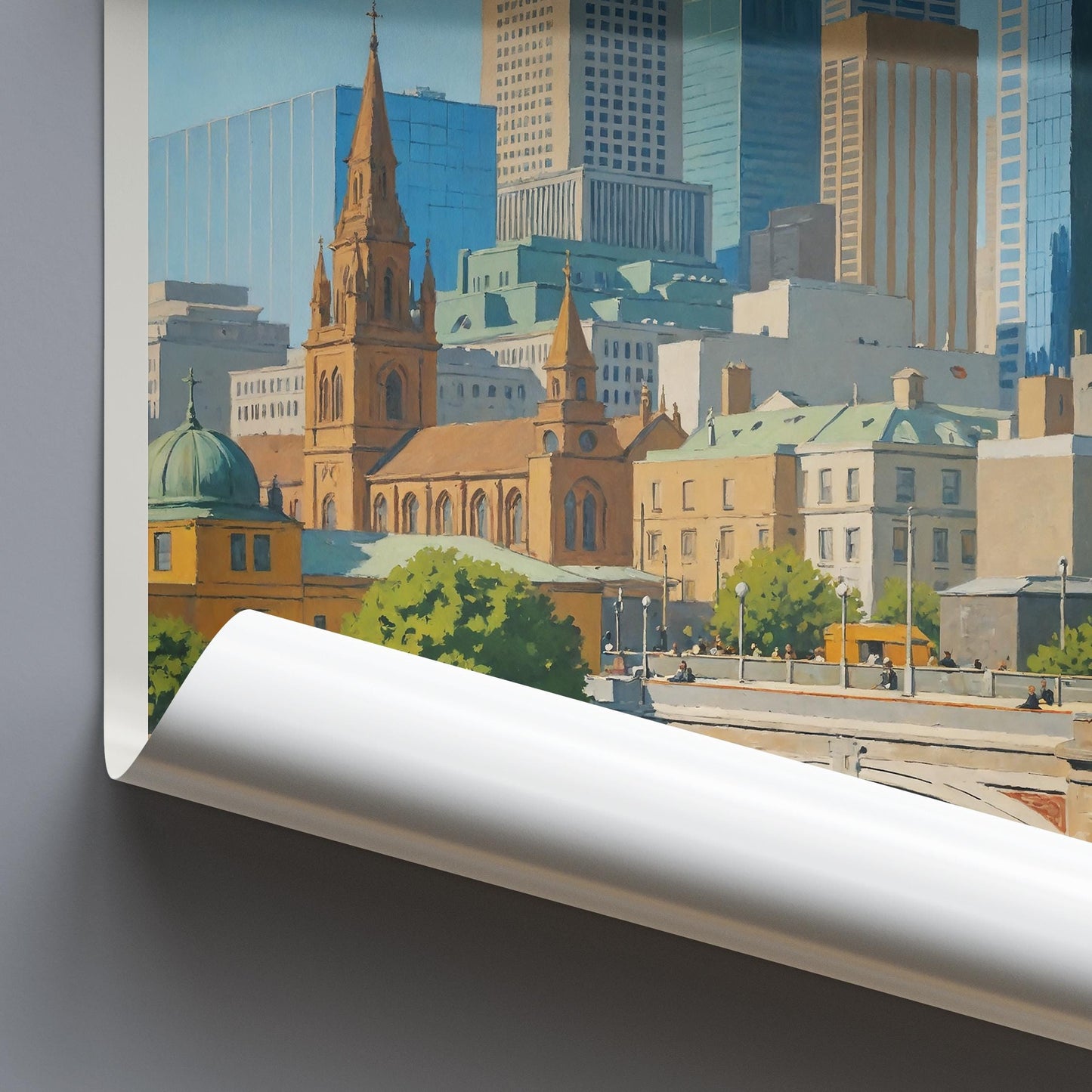 Melbourne Travel Print ~ Australia Travel Poster