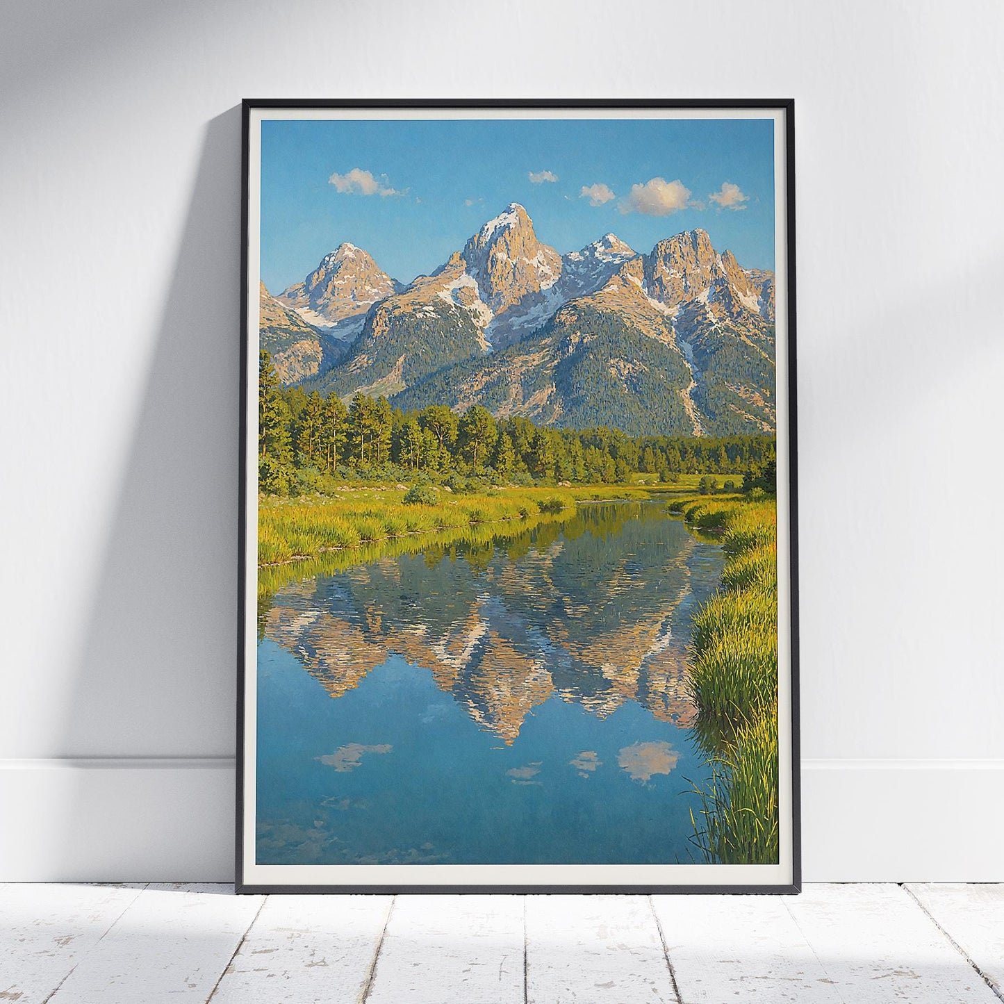 Grand Teton National Park Travel Print ~ Wyoming Travel Poster