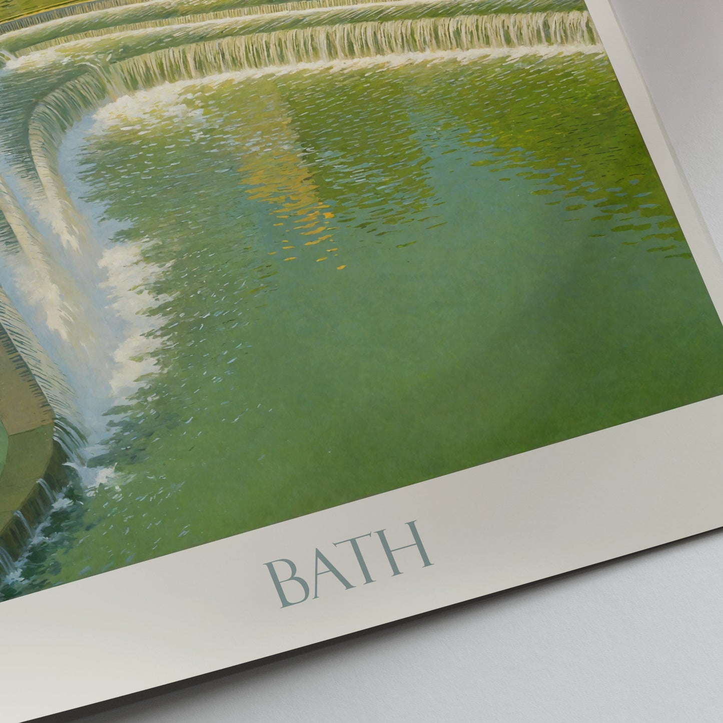 Bath Travel Poster, Bath Abbey Art Print | Charming Georgian City Wall Decor | England Travel Gift