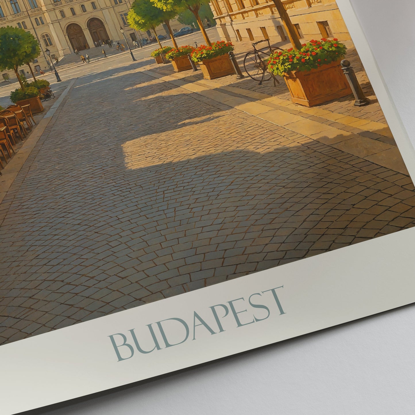 Budapest Travel Poster, Hungarian Parliament Building Art Print | Hungary Cityscape Wall Decor | European Home Gift