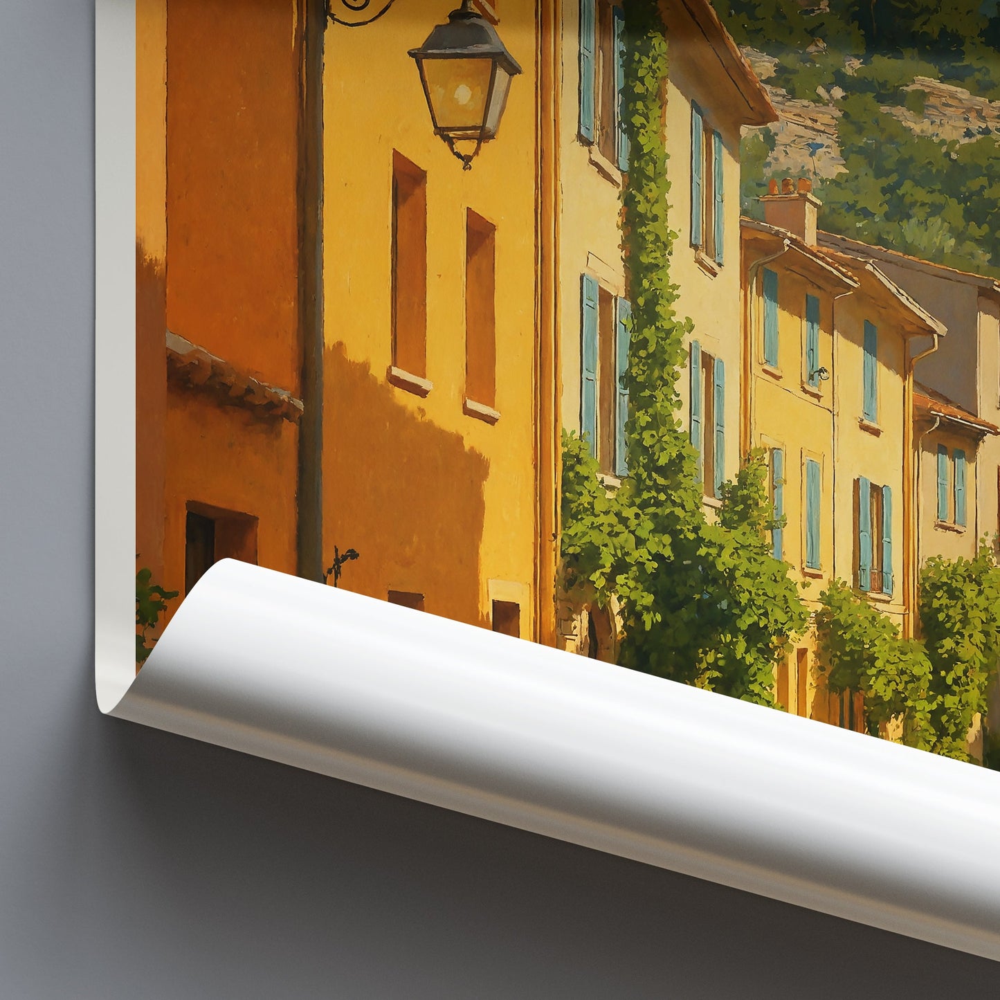 Cassis Travel Poster | French Riviera Street View Art Print | Impressionist Painting Style | Provence Wall Art Decor