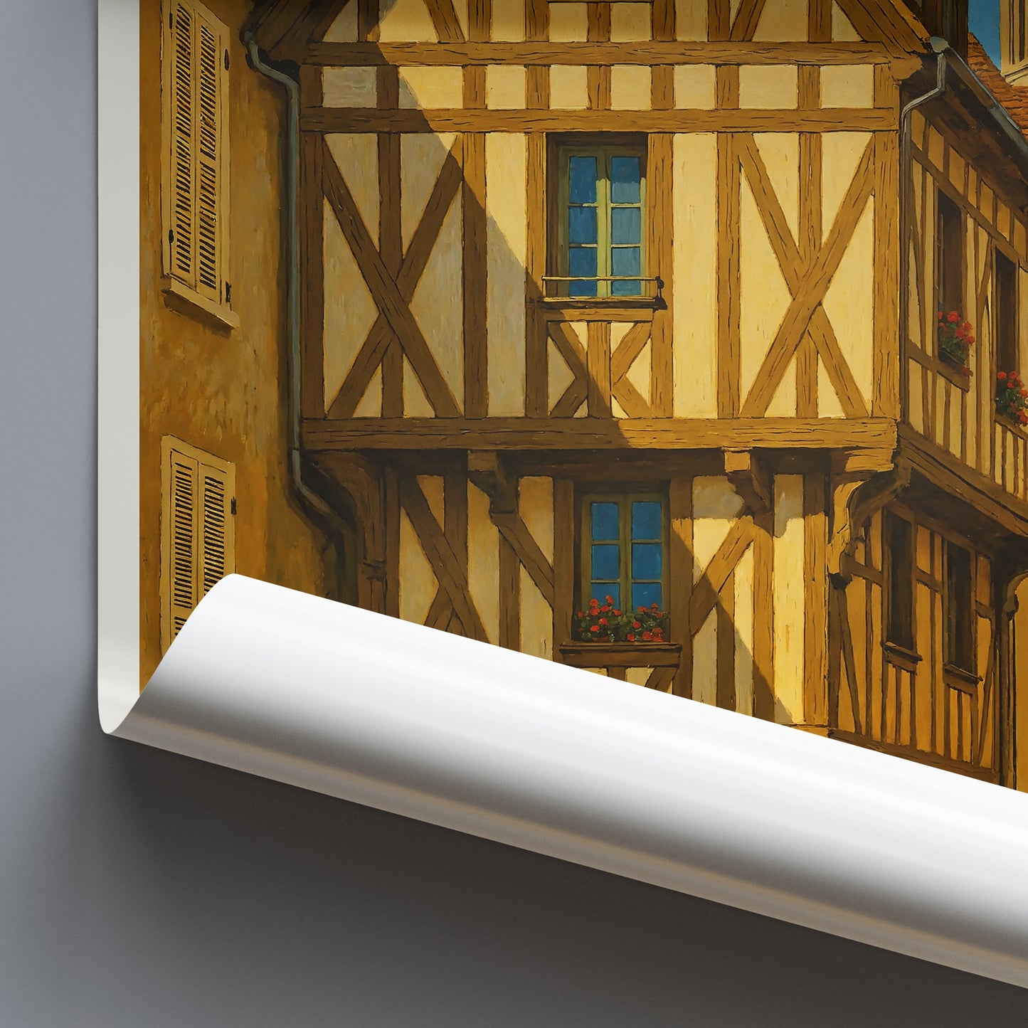 Chartres Travel Poster, Medieval Street Art ~ France Cathedral Print | Historic City Wall Decor | European Charm Gift
