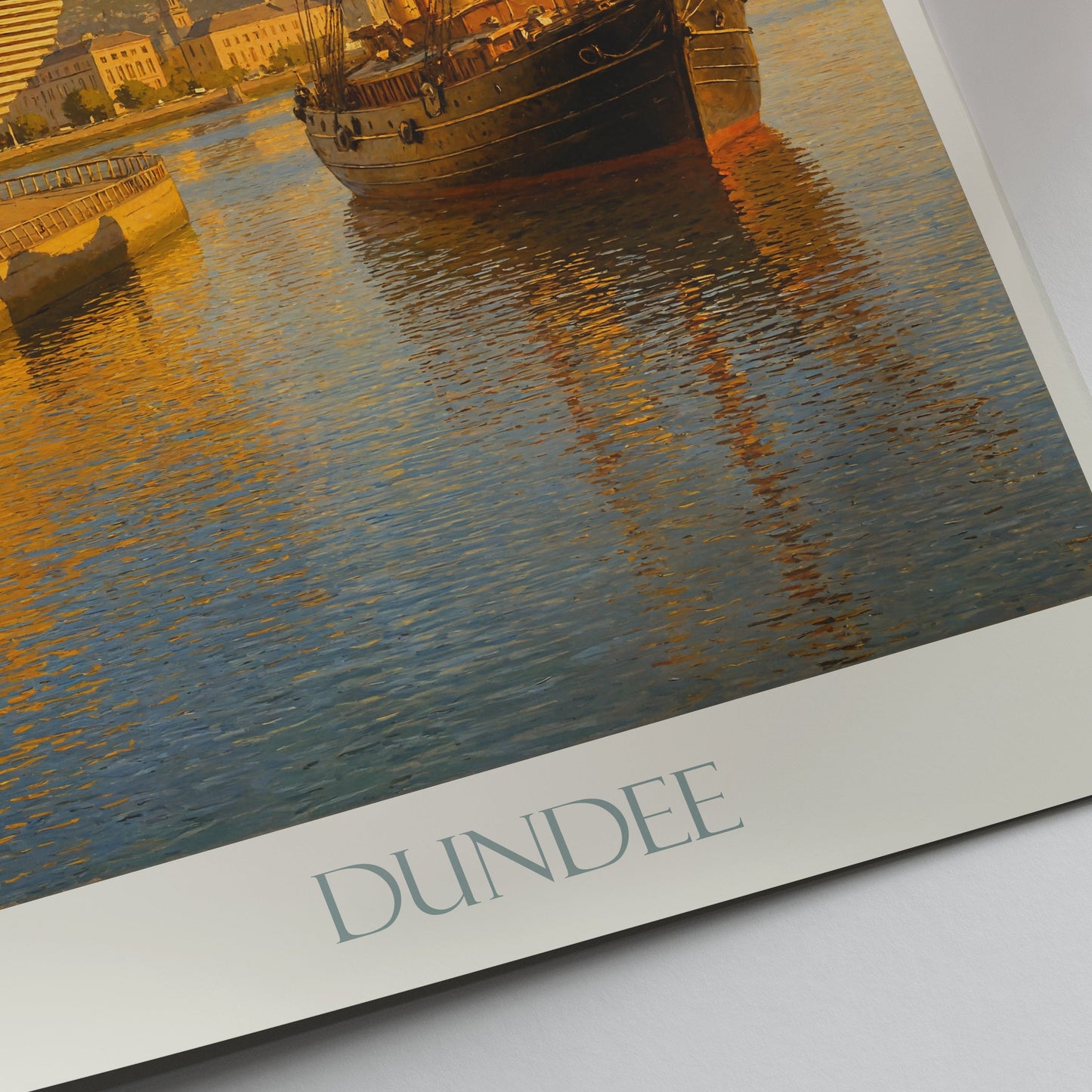 Dundee Travel Poster, V&A Dundee & RRS Discovery Art Print | Scotland Wall Decor | Unique UK Gift