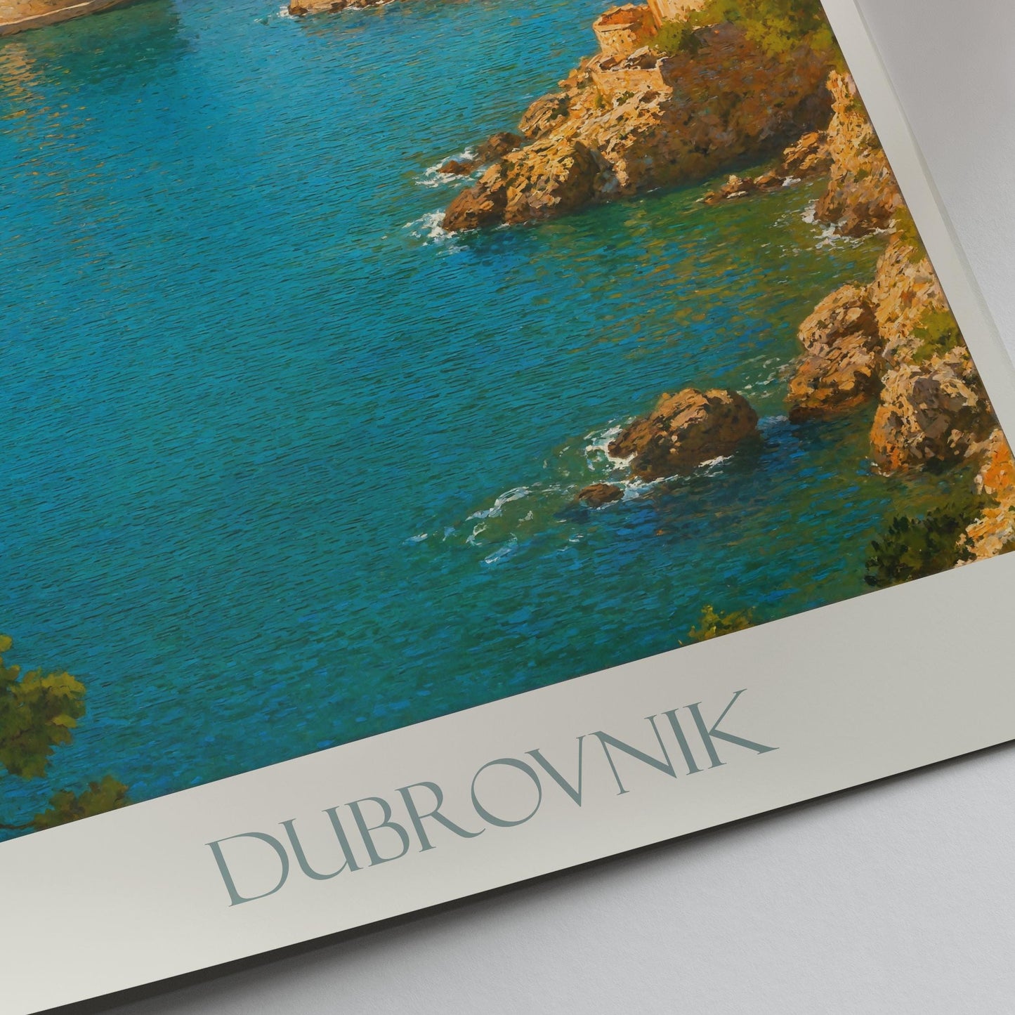 Dubrovnik Travel Print ~ Croatia Travel Poster