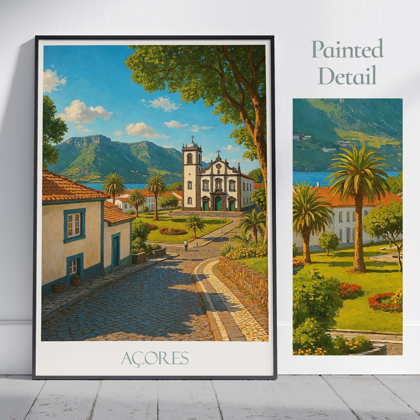 Azores Travel Print ~ Portugal Travel Poster