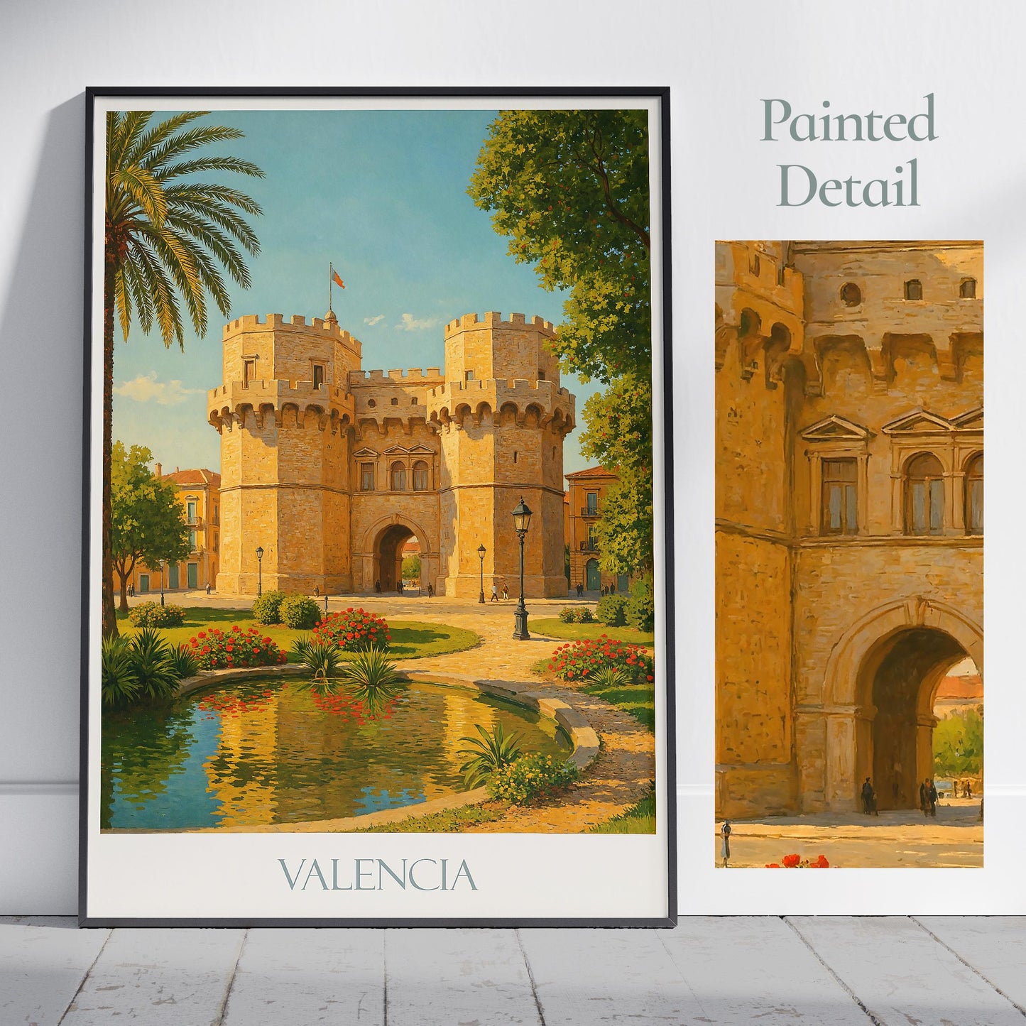 Valencia Travel Print ~ Spain Travel Poster |