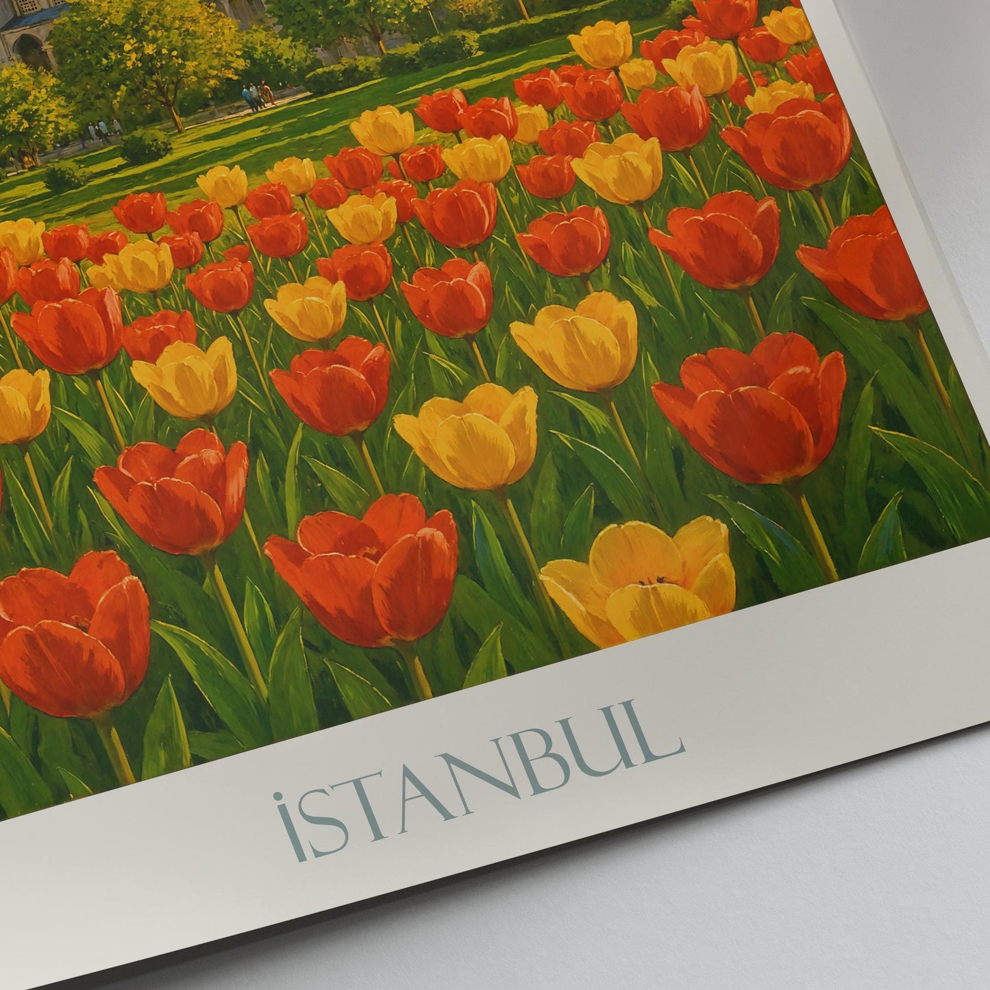 Istanbul Travel Print, Blue Mosque ~ Turkiye Turkey Travel Poster