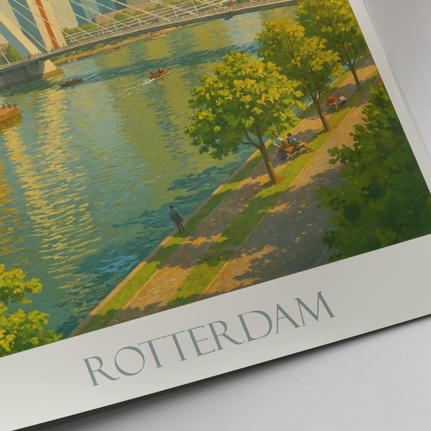 Rotterdam Travel Print ~ Netherlands Travel Poster