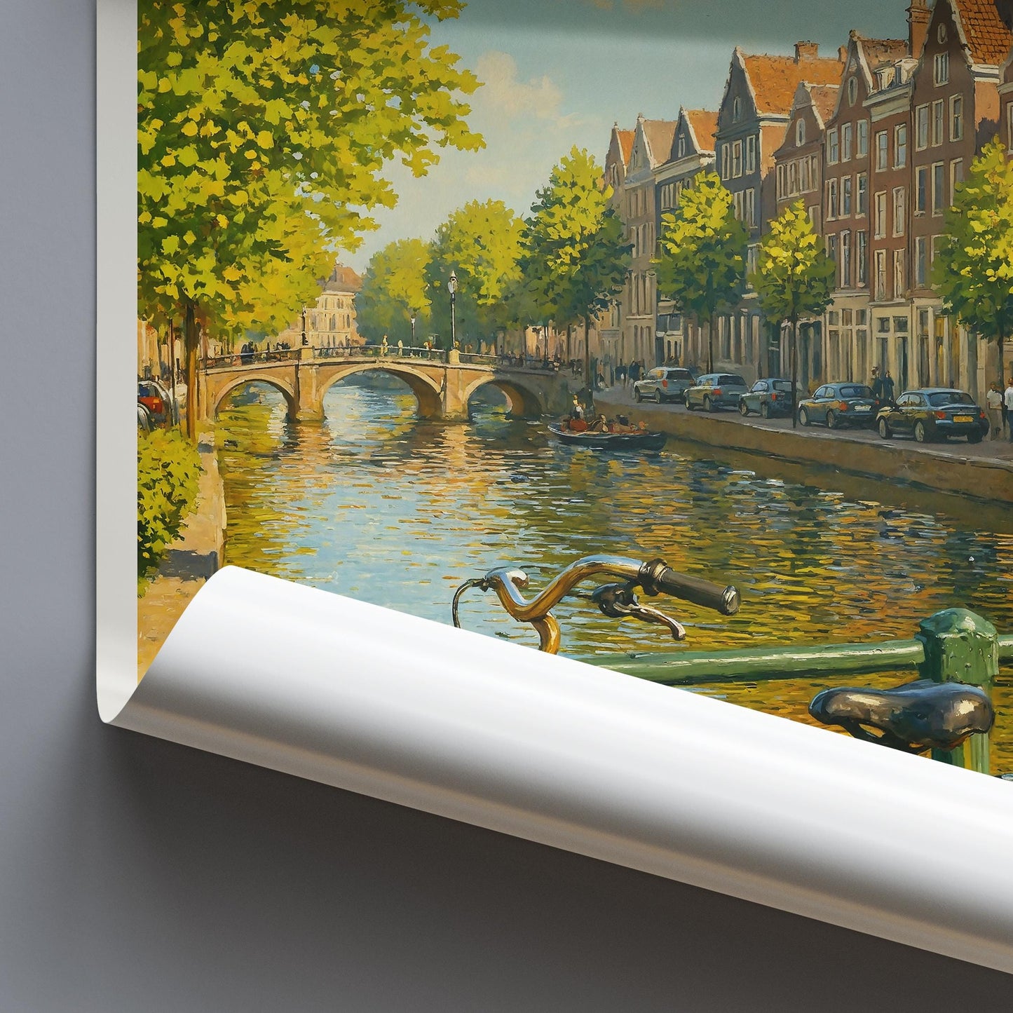 Amsterdam Travel Print ~ Netherlands Travel Poster | Vacation Gift