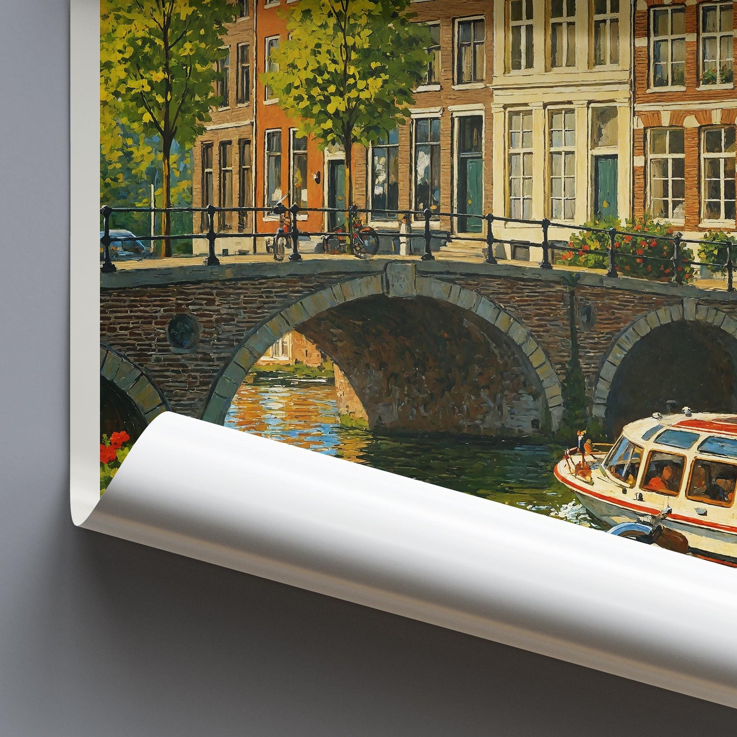 Amsterdam Travel Print ~ Netherlands Travel Poster