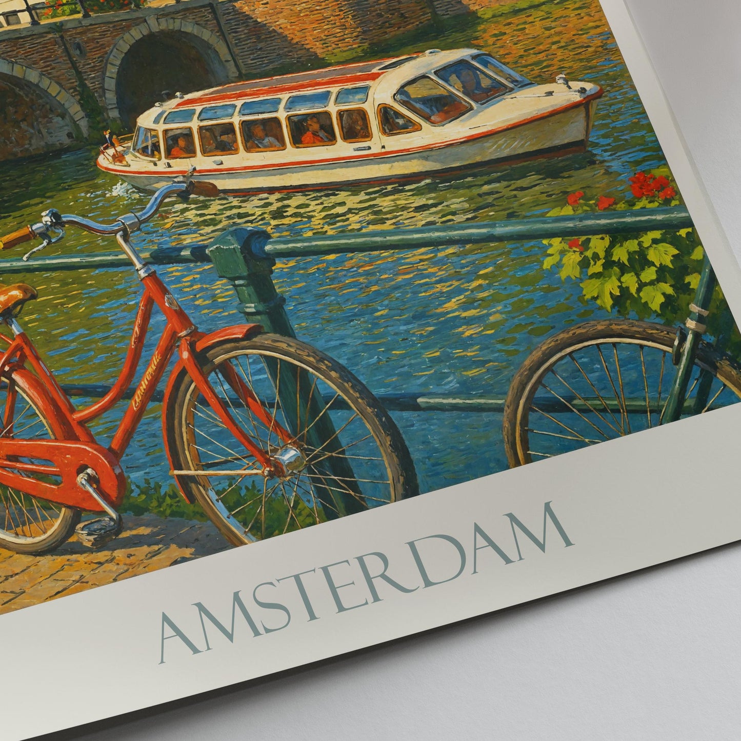 Amsterdam Travel Print ~ Netherlands Travel Poster