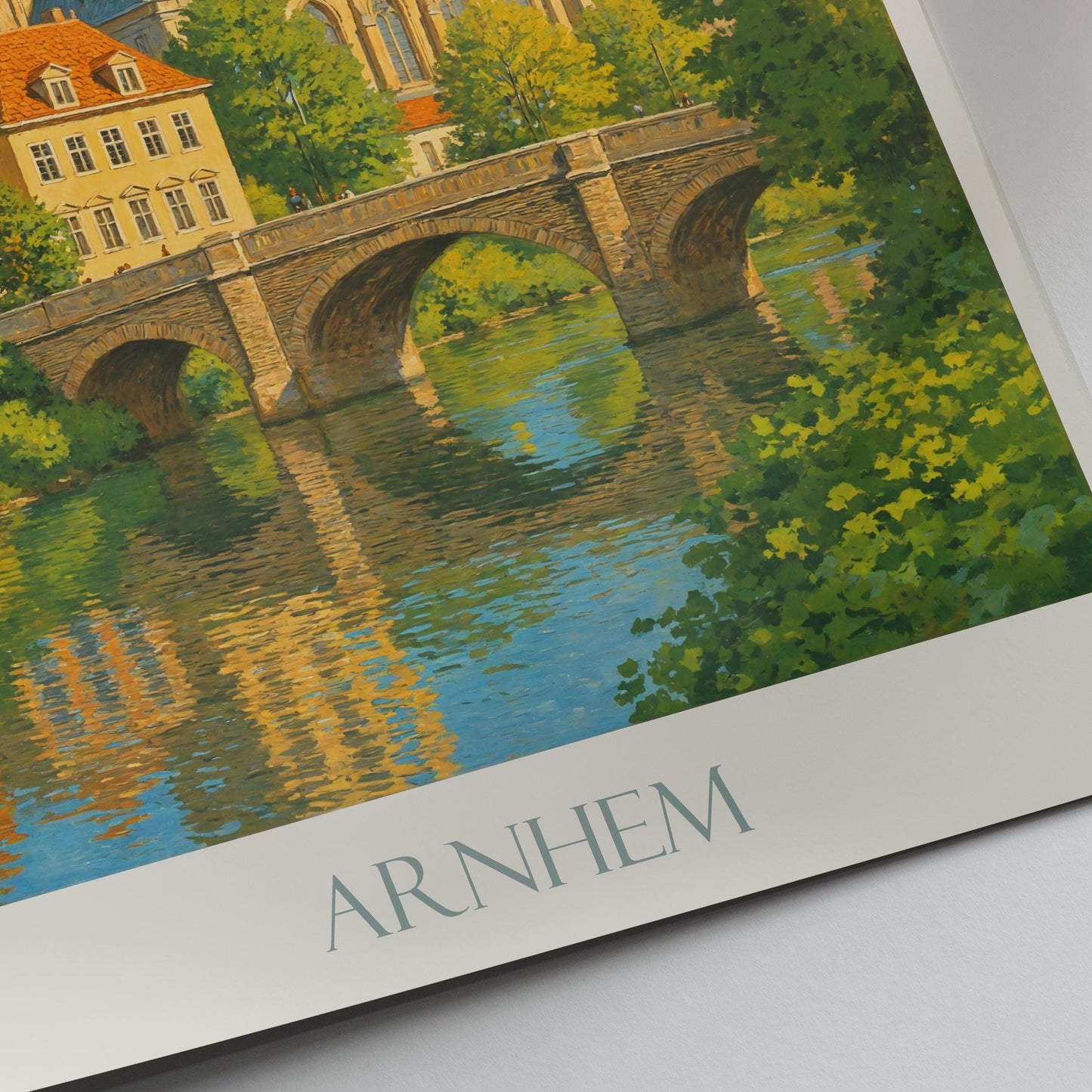 Arnhem Travel Print ~ Netherlands Travel Poster