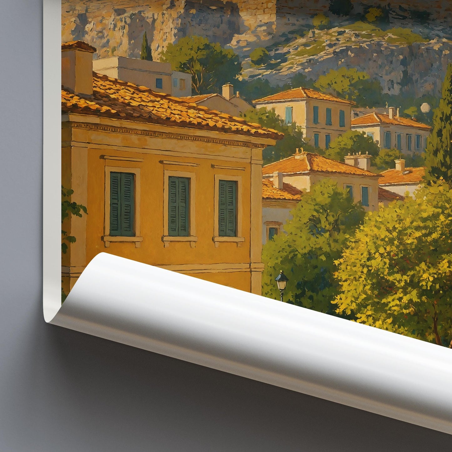 Athens Travel Print ~ Greece Travel Poster