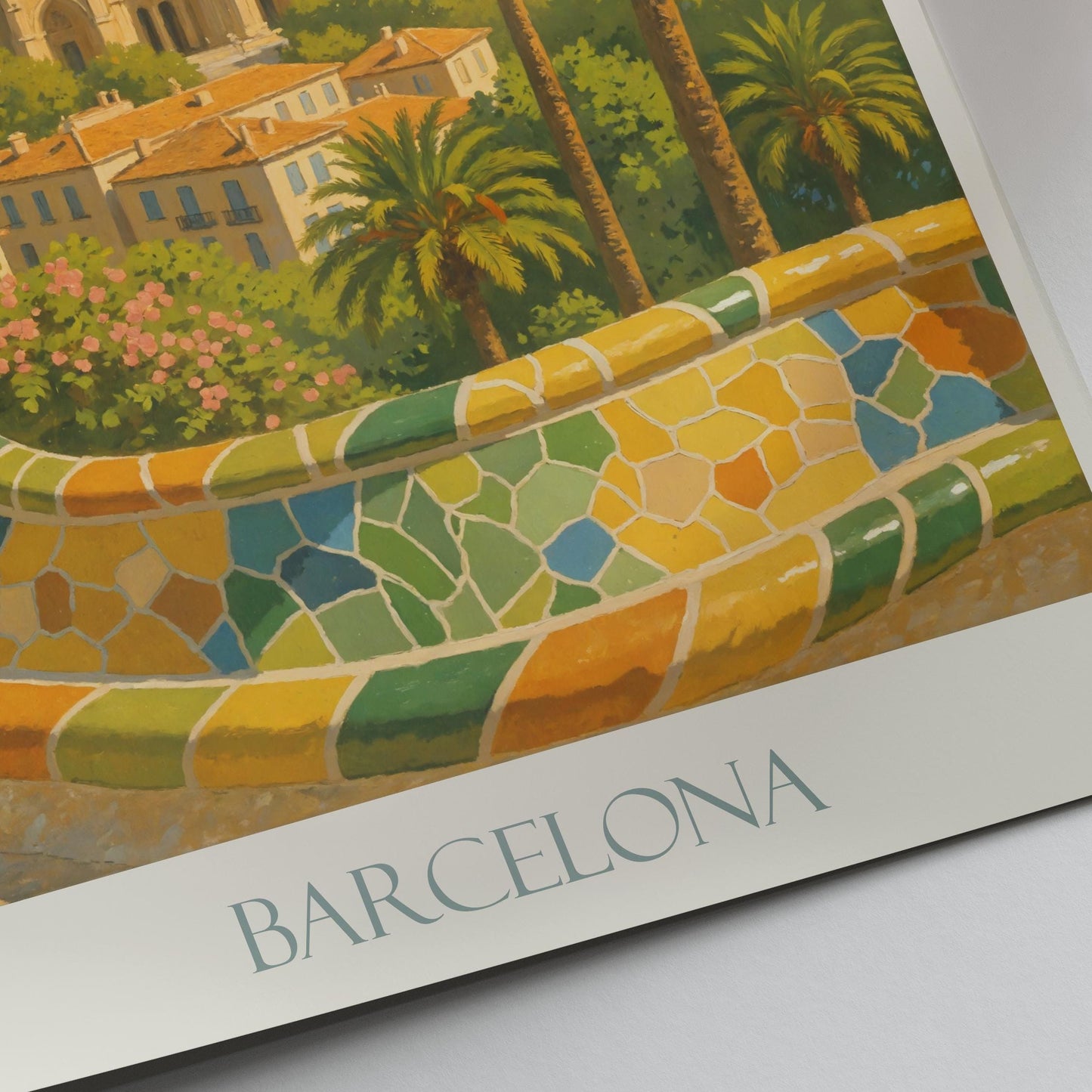 Barcelona Travel Print ~ Spain Travel Poster