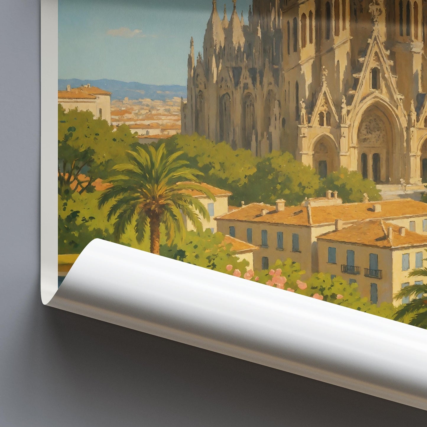 Barcelona Travel Print ~ Spain Travel Poster