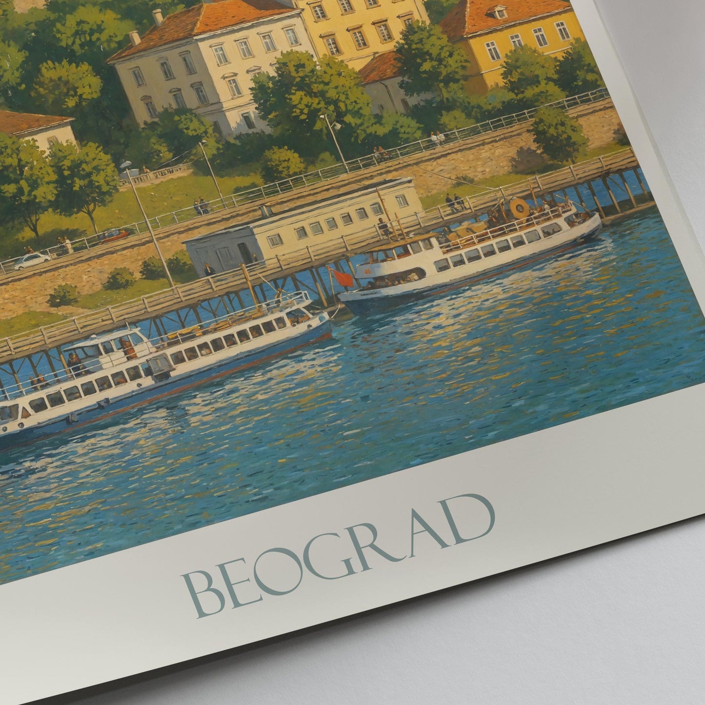 Belgrade Travel Print ~ Serbia Travel Poster