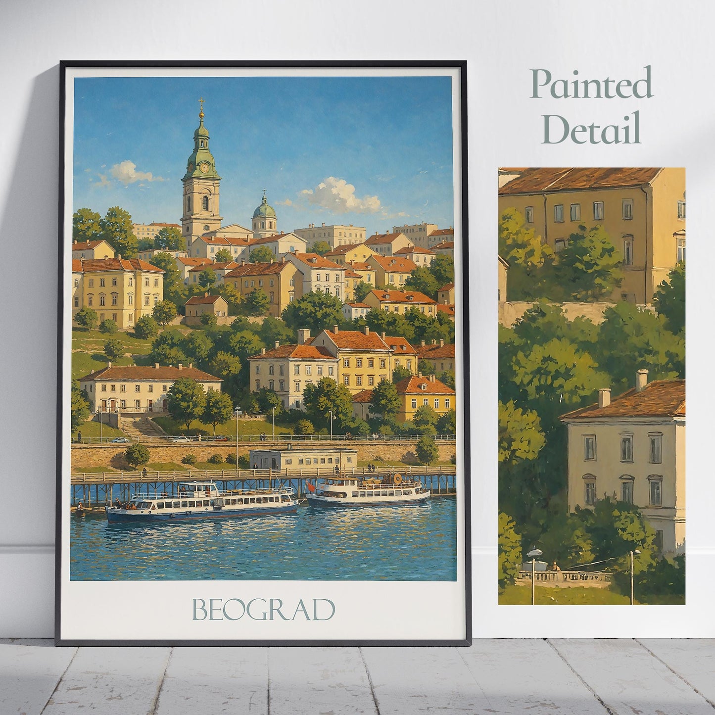 Belgrade Travel Print ~ Serbia Travel Poster