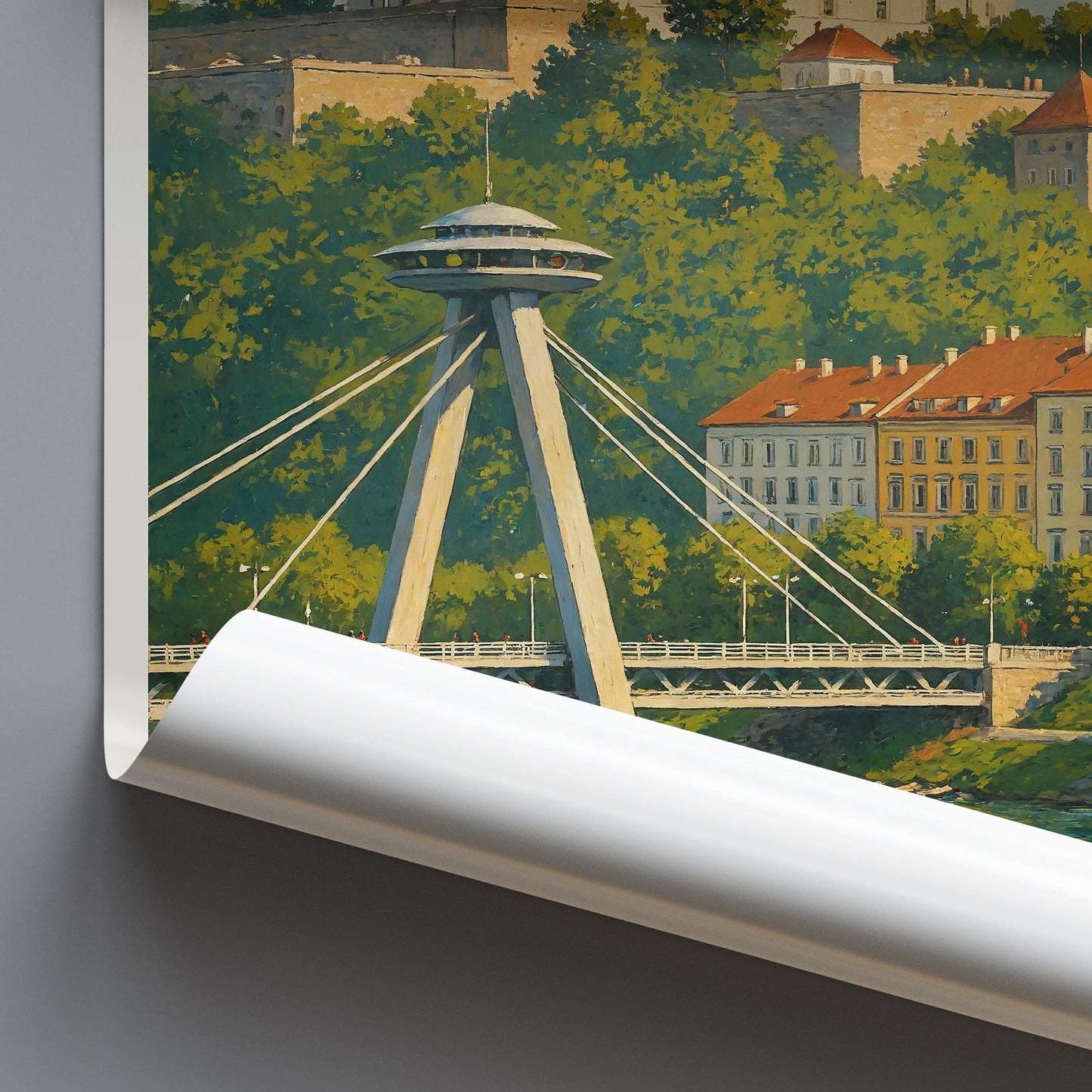 Bratislava Travel Print ~ Slovakia Travel Poster