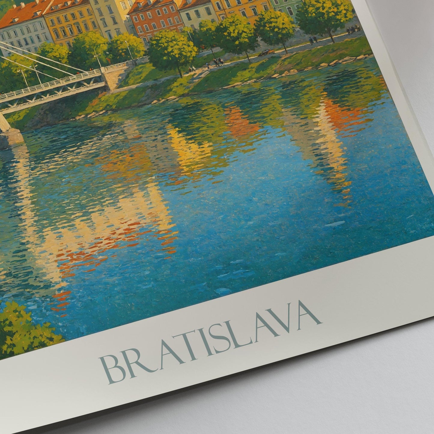 Bratislava Travel Print ~ Slovakia Travel Poster