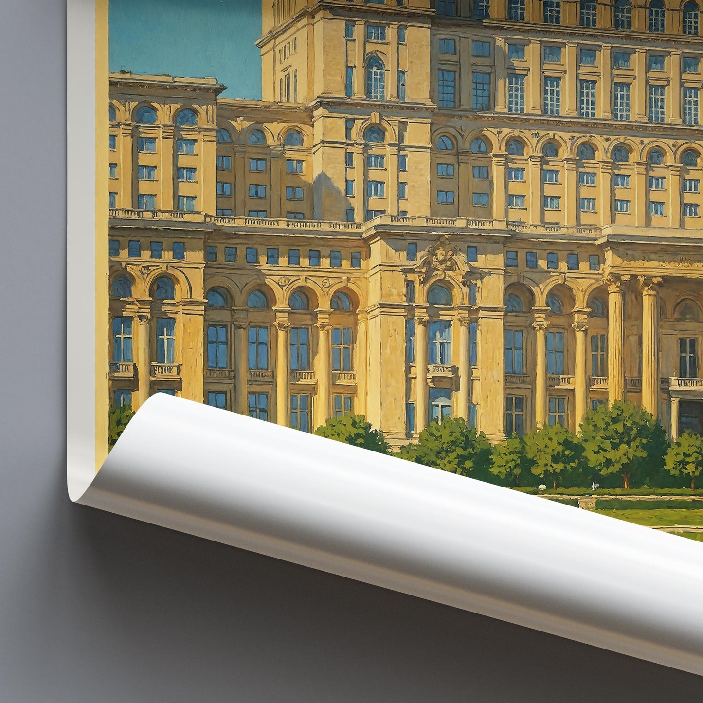 Bucharest Travel Print ~ Romania Travel Poster