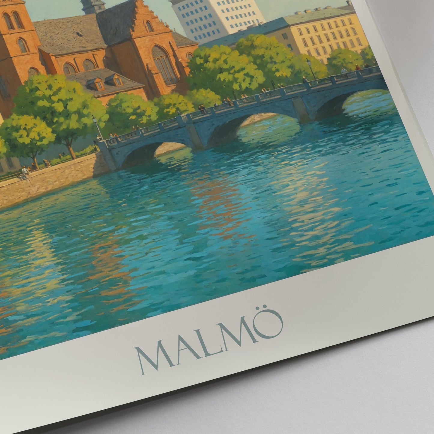 Malmo Travel Print ~ Sweden Travel Poster |