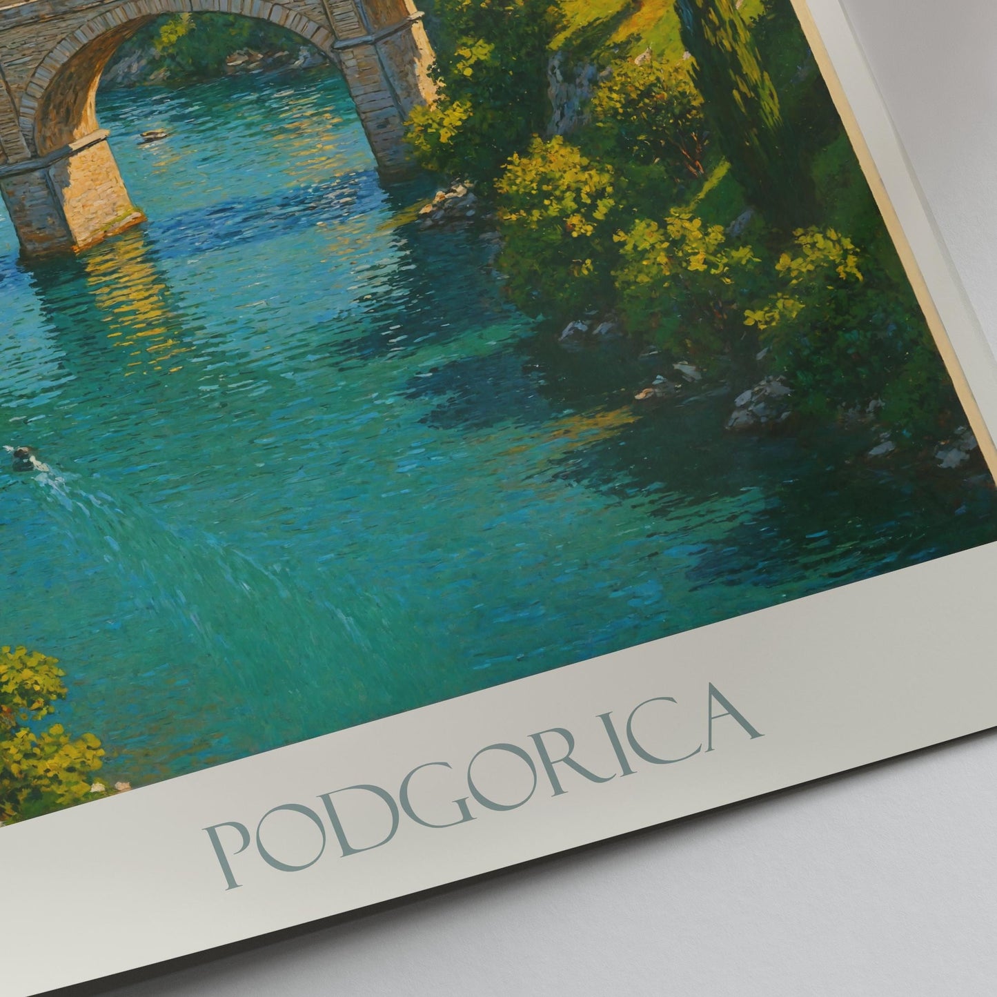 Podgorica Travel Print ~ Montenegro Travel Poster |