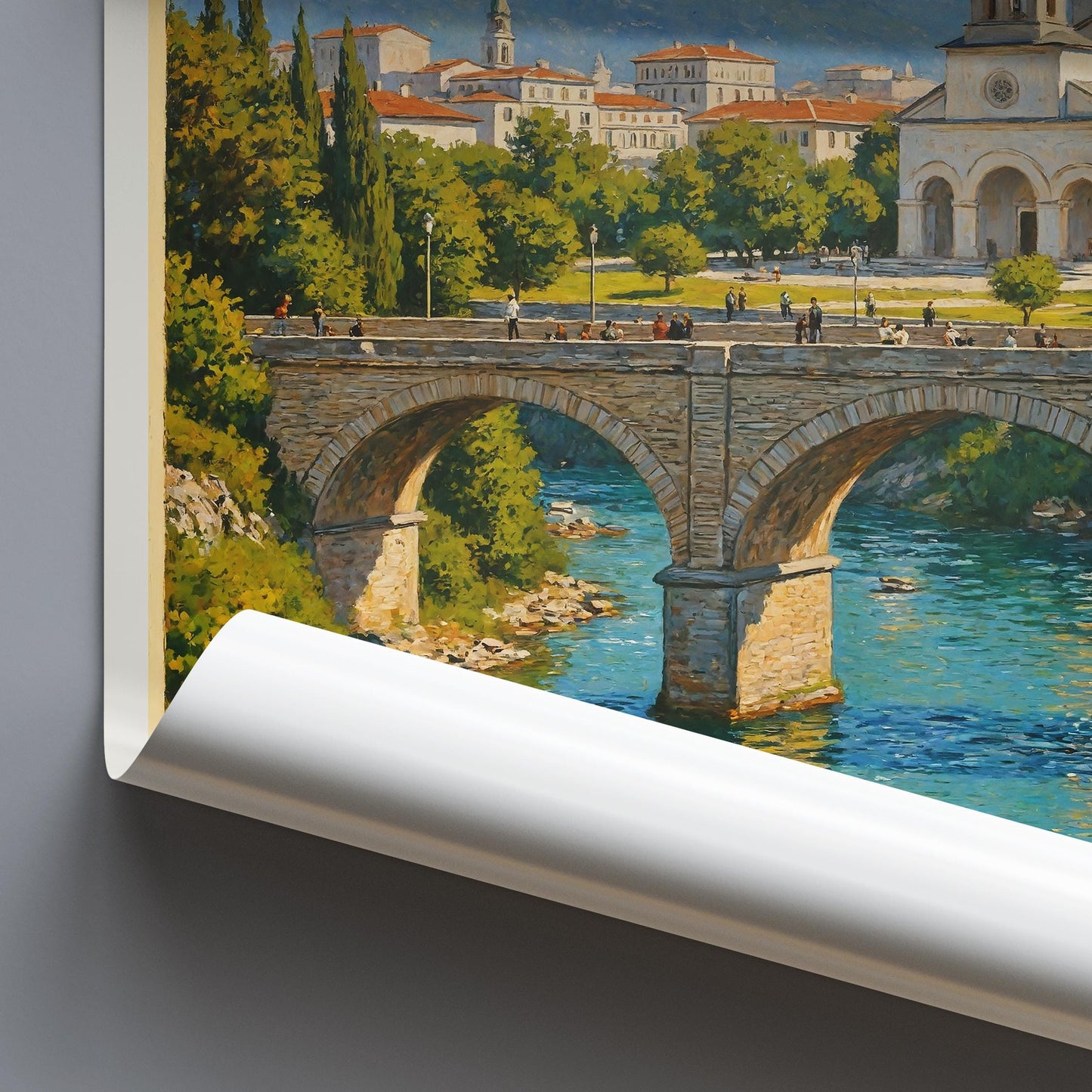 Podgorica Travel Print ~ Montenegro Travel Poster |