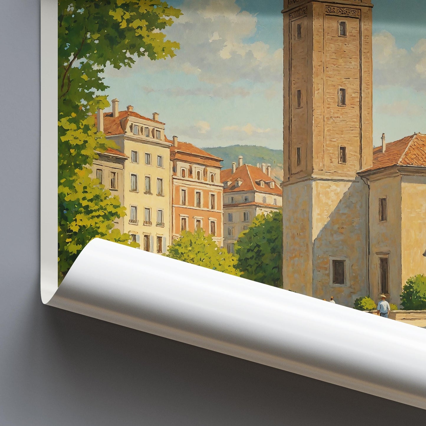 Pristina Travel Print ~ Kosovo Travel Poster |