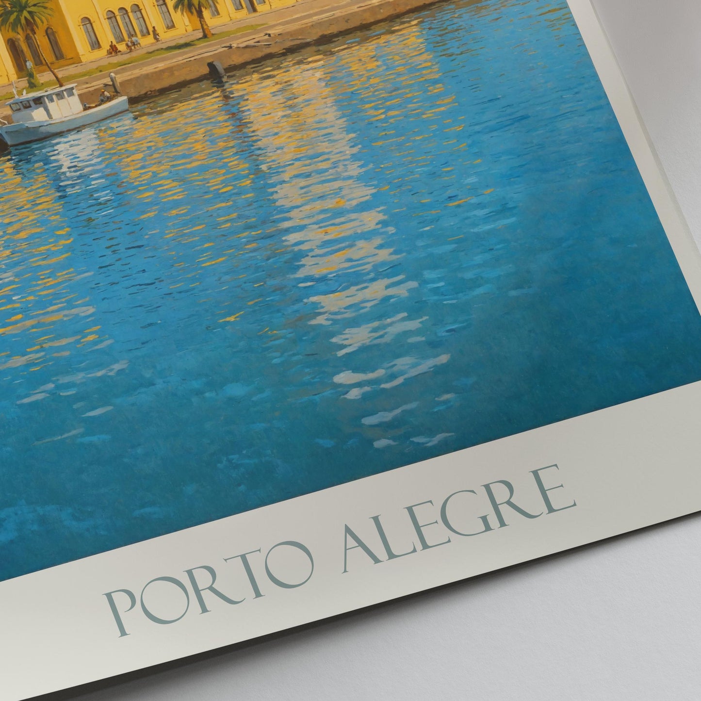 Porto Alegre Travel Print ~ Brazil Travel Poster