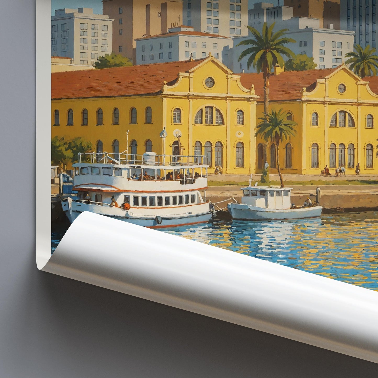 Porto Alegre Travel Print ~ Brazil Travel Poster