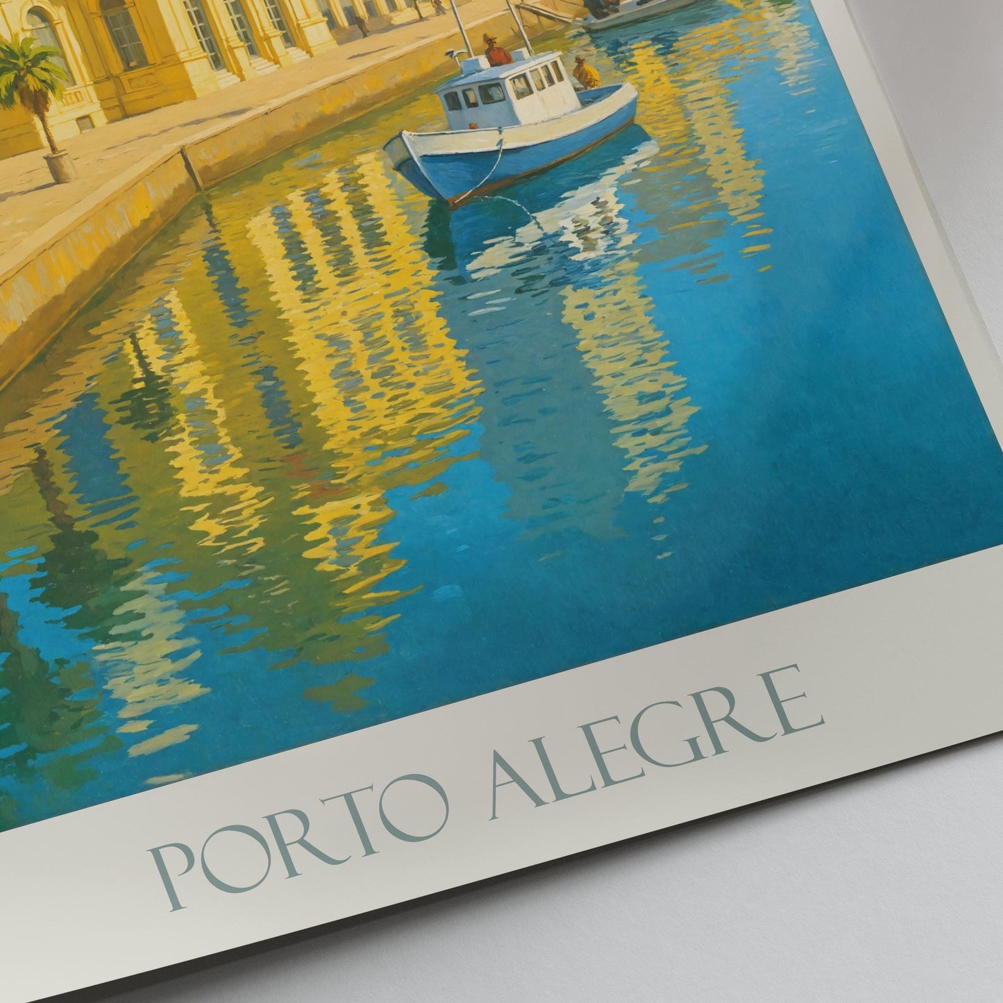 Porto Alegre Travel Print ~ Brazil Travel Poster