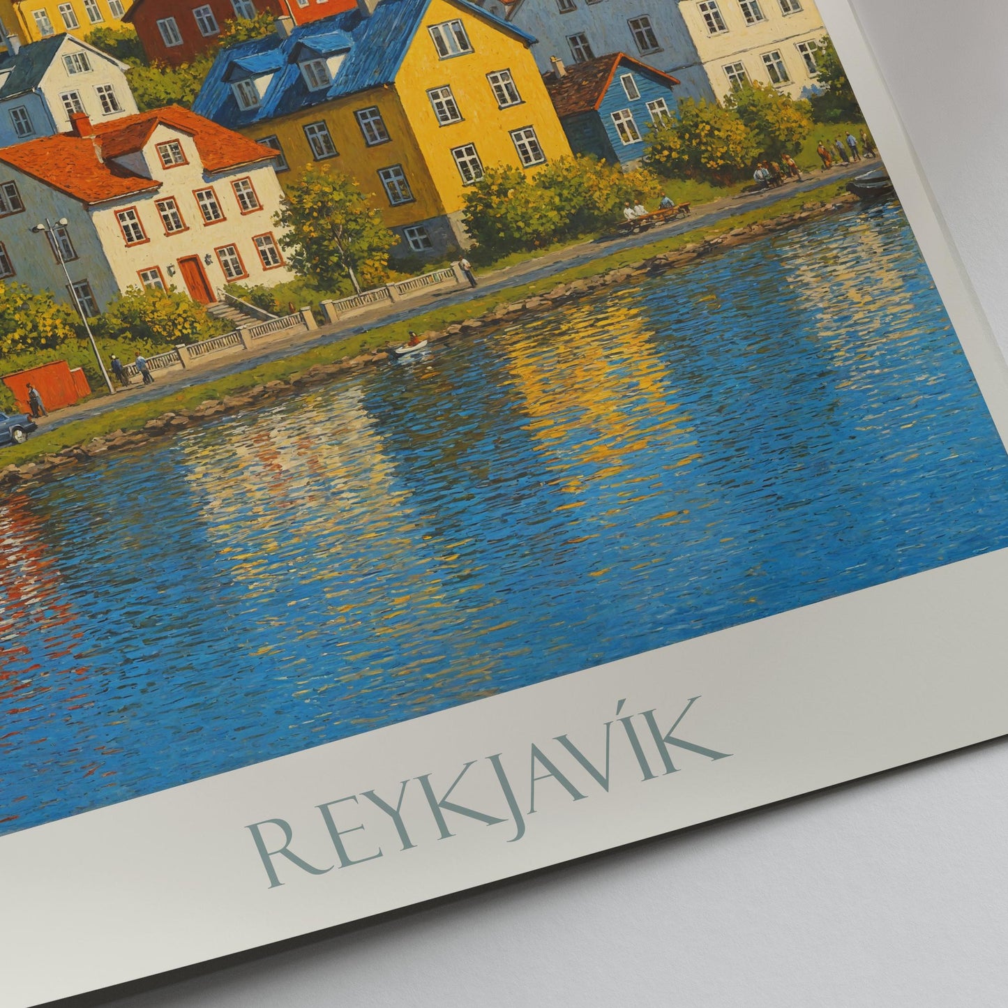 Reykjavik Travel Print ~ Iceland Travel Poster |