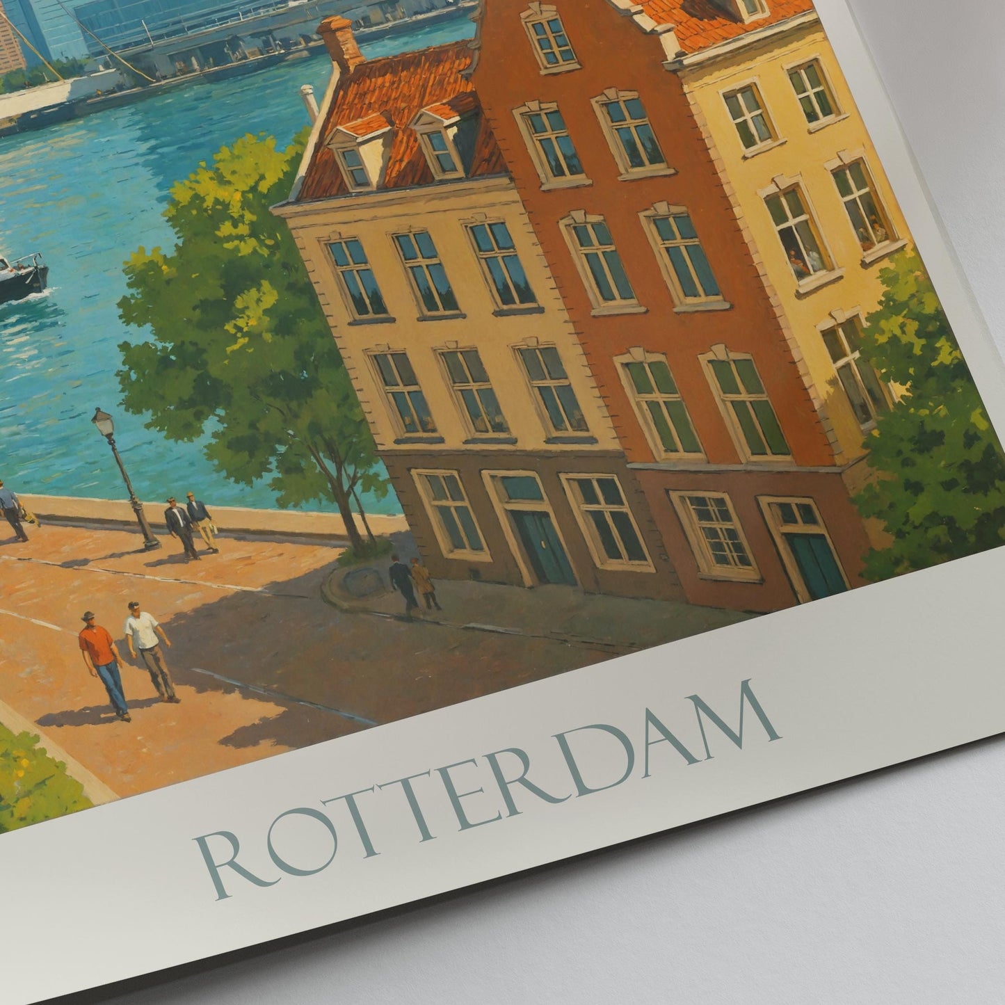 Rotterdam Travel Print ~ Netherlands Travel Poster