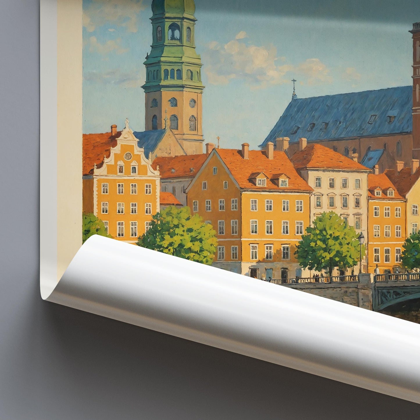 Riga Travel Print ~ Latvia Travel Poster |