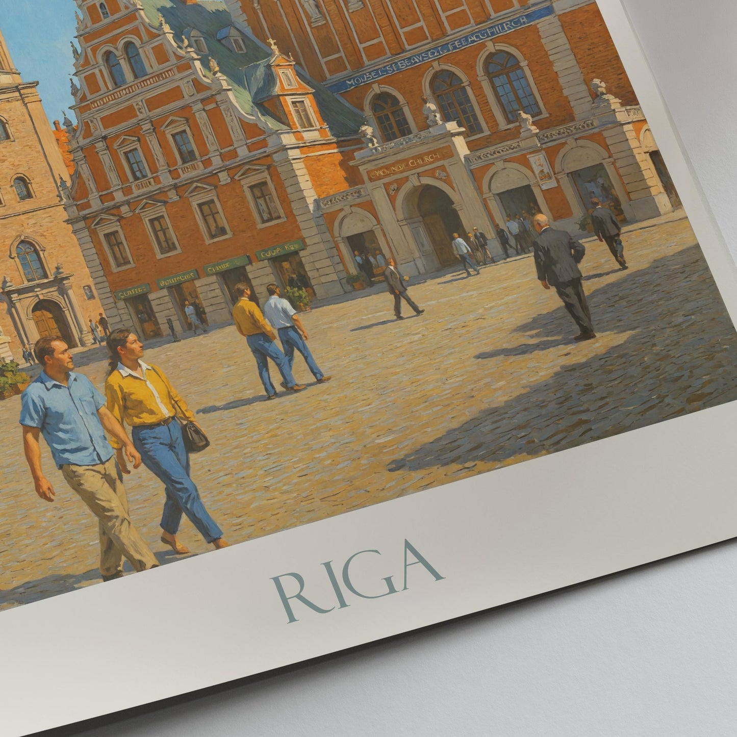 Riga Travel Print ~ Latvia Travel Poster |