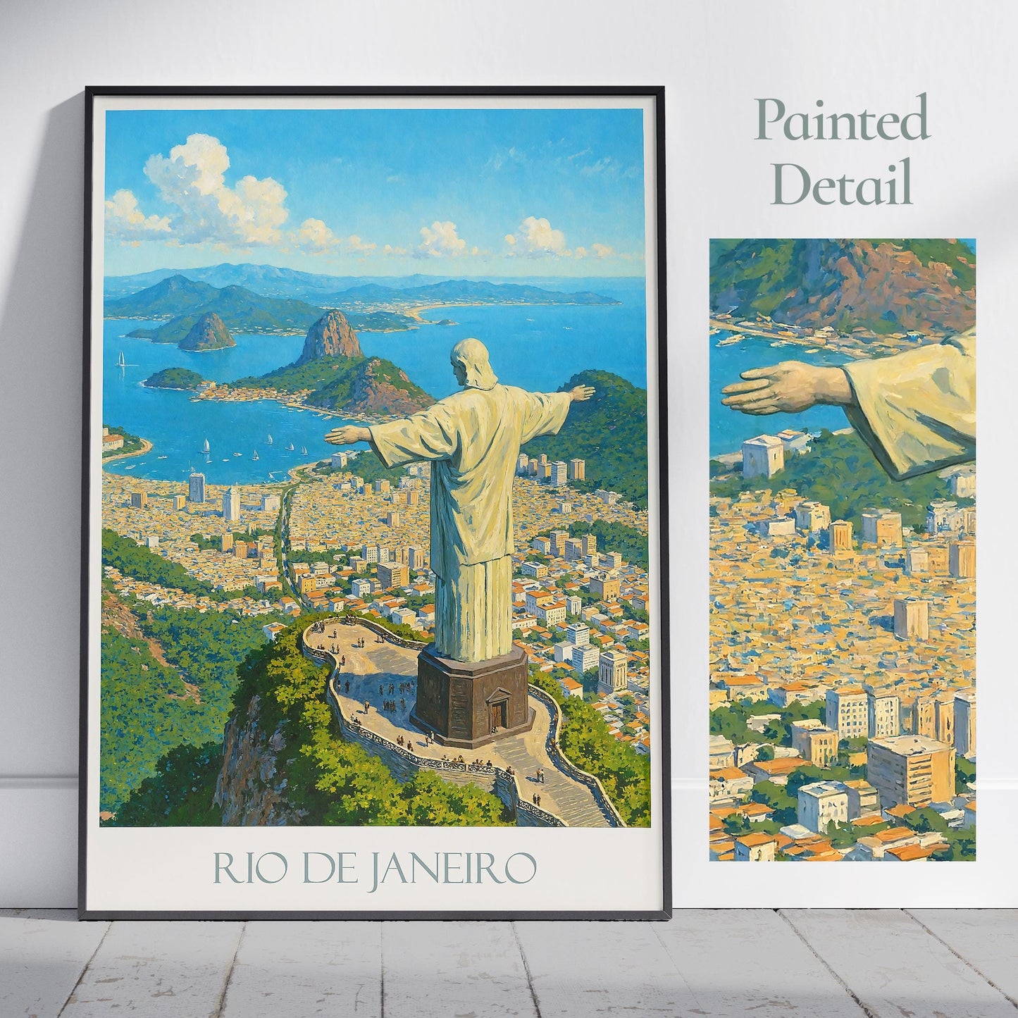 Rio de Janeiro Travel Print ~ Brazil Travel Poster