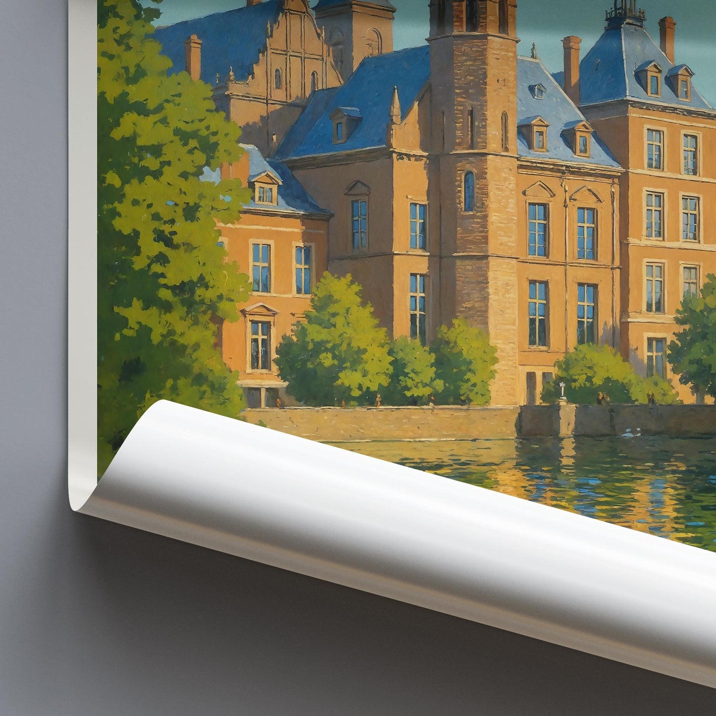 The Hague Travel Print ~ Netherlands Travel Poster