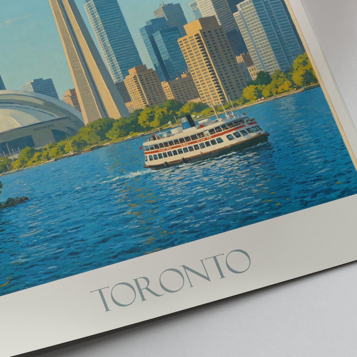 Toronto Travel Print ~ Personalized CN Tower Poster | CN Tower Wall Art | Toronto Travel Poster | Toronto Poster | Ontario Painting