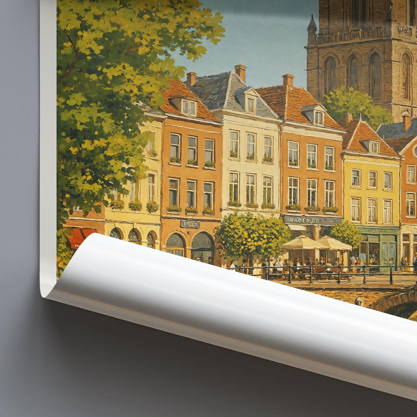 Utrecht Travel Print ~ Netherlands Travel Poster