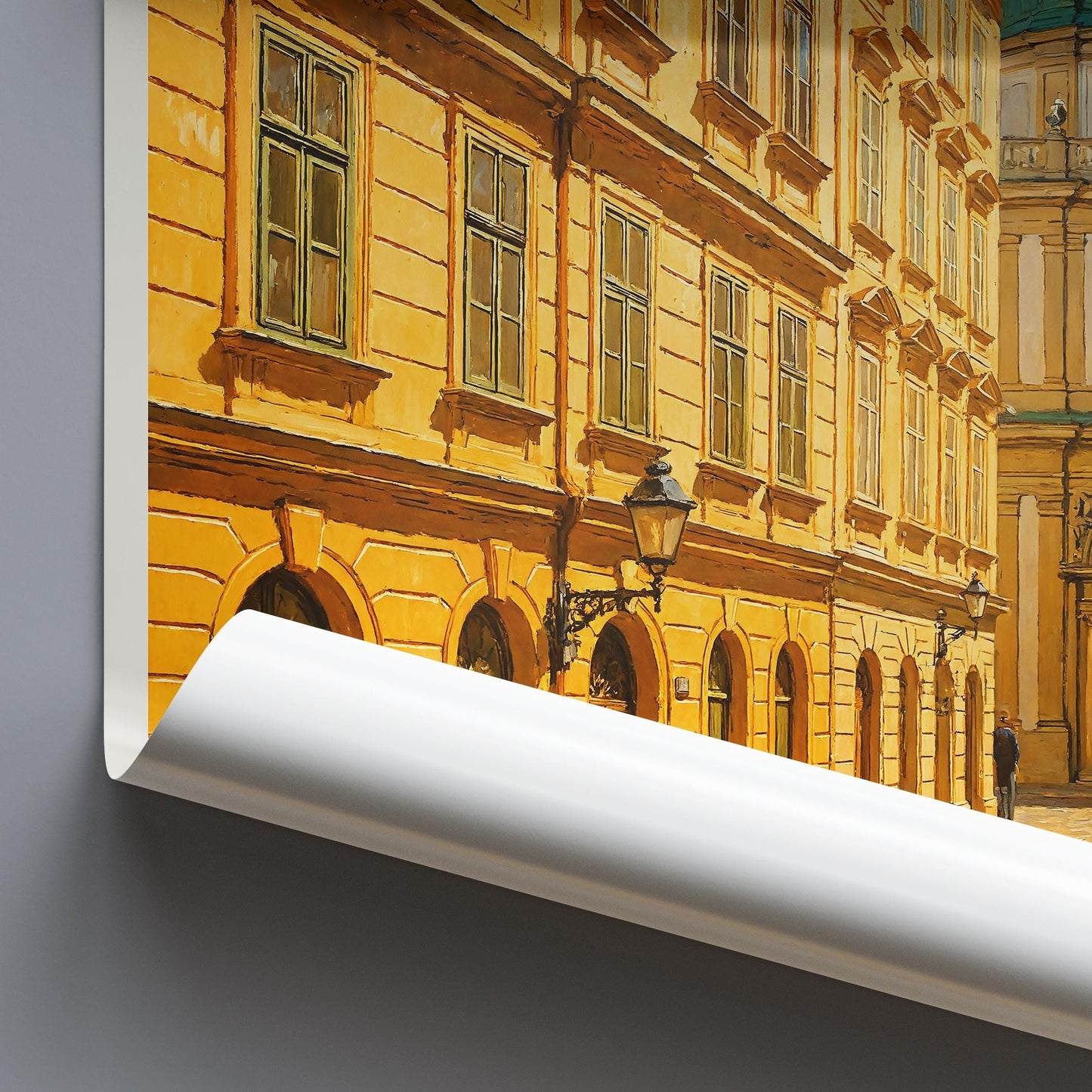 Vienna Travel Print, Peterskirche ~ Austria Travel Poster
