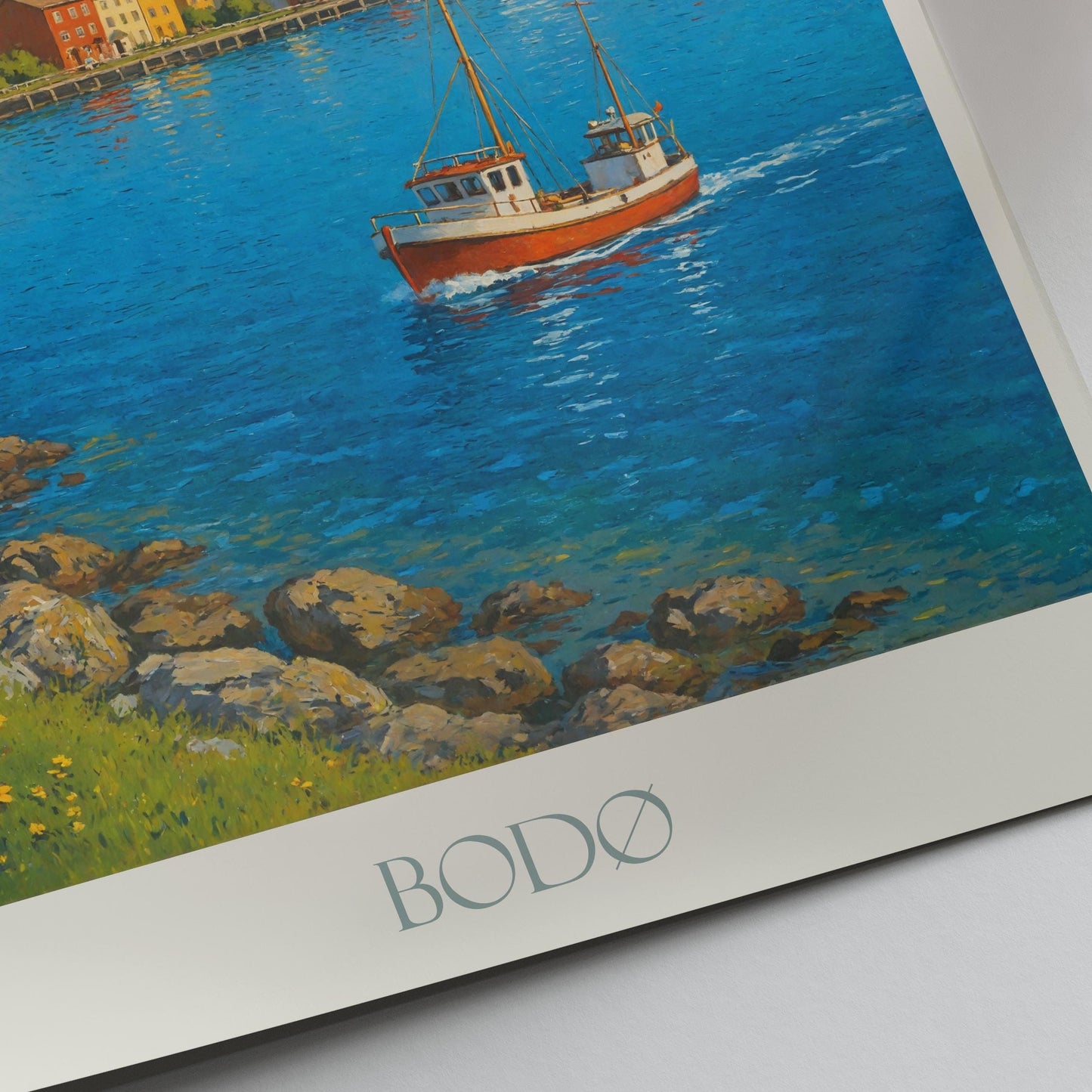 Bodø Travel Print ~ Norway Travel Poster |