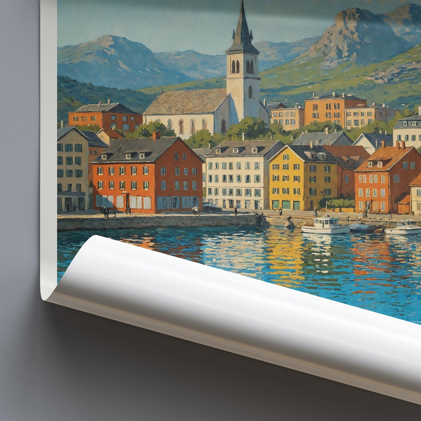 Bodo Travel Print ~ Norway Travel Poster |