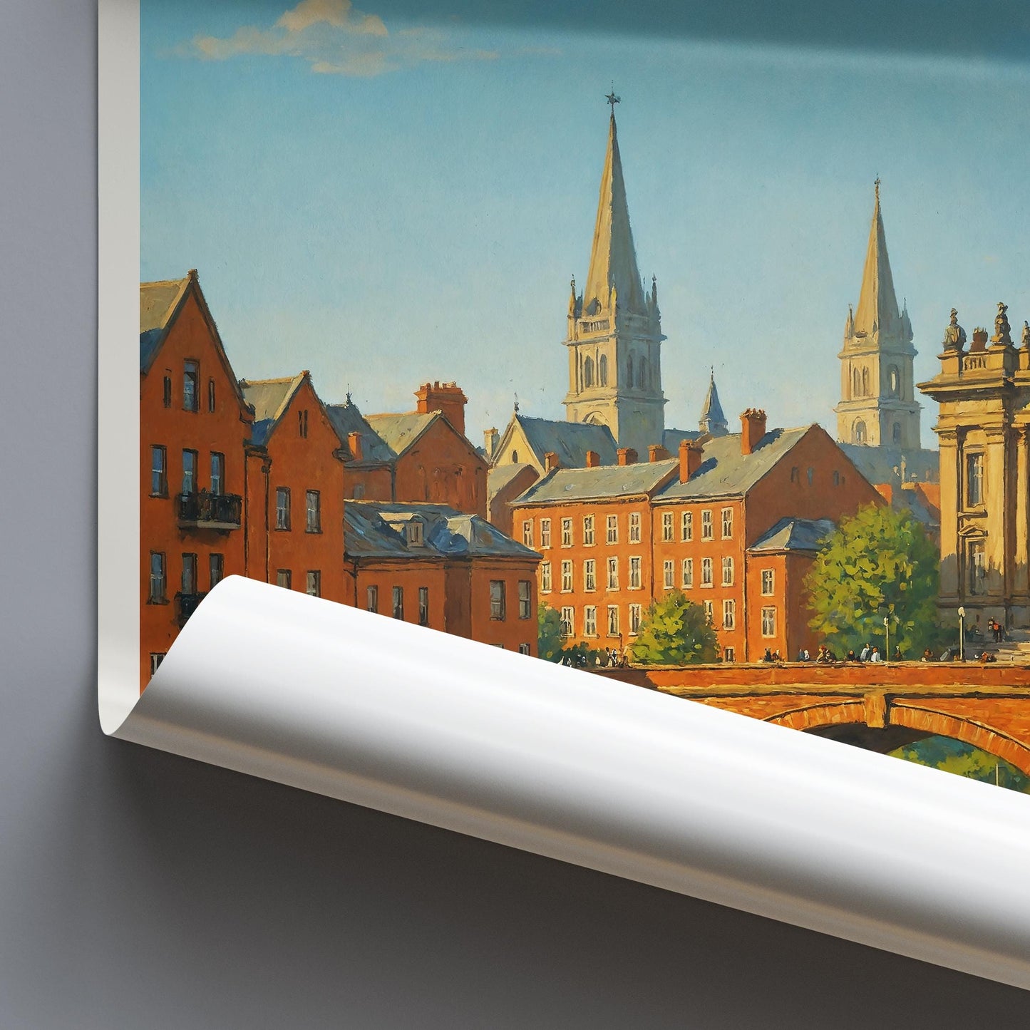 Leeds Travel Print ~ Yorkshire Travel Poster