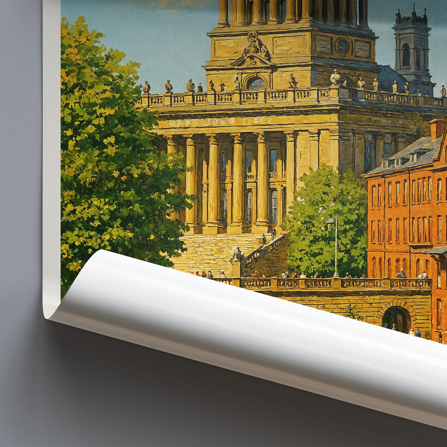 Leeds Travel Print ~ Yorkshire Travel Poster