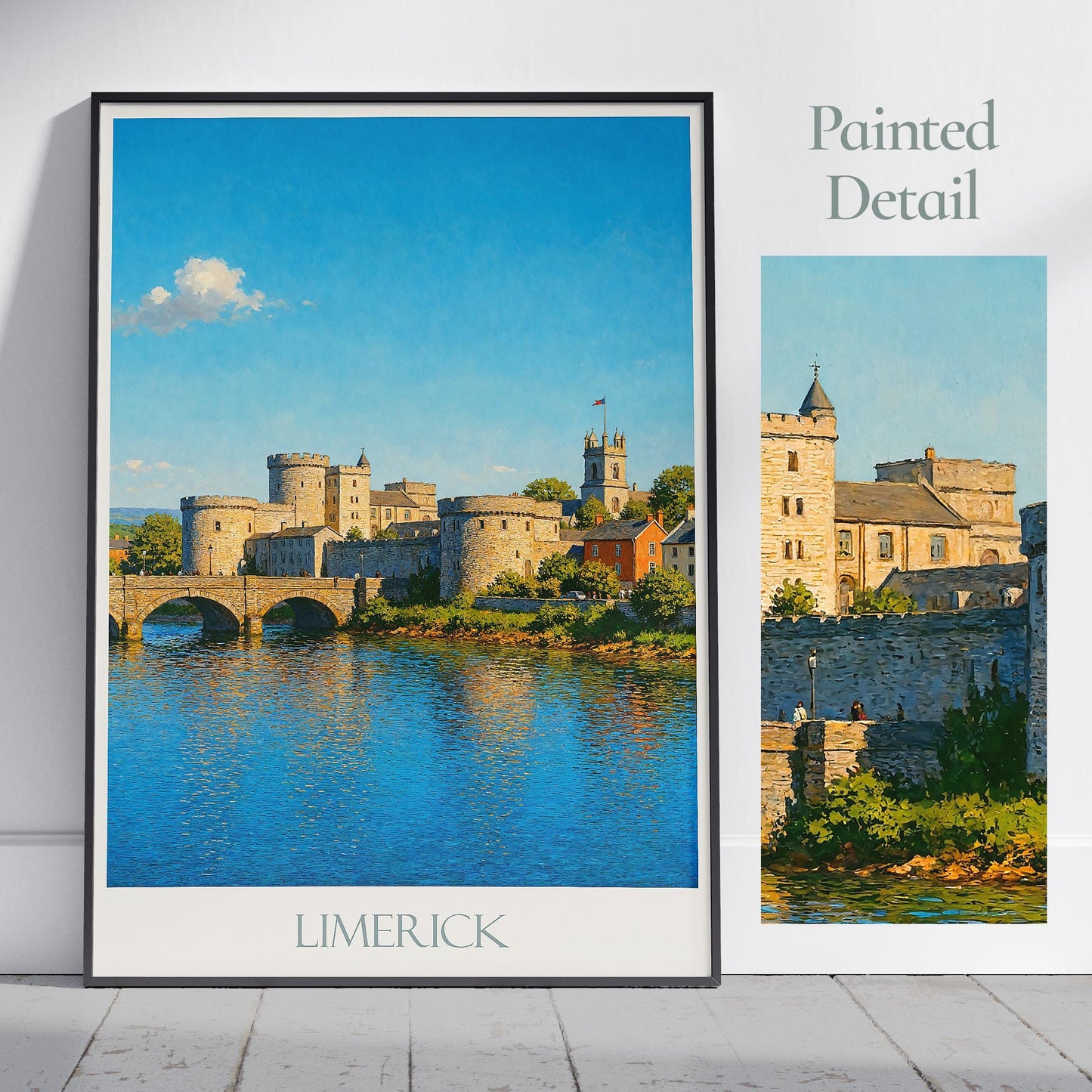 Limerick Travel Print ~ Ireland Travel Poster |