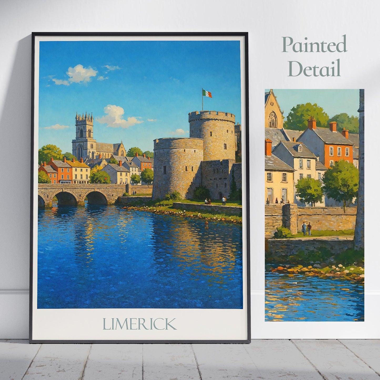 Limerick Travel Print ~ Ireland Travel Poster |