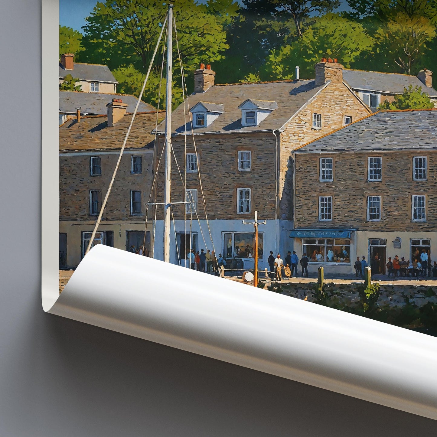 Padstow Travel Print ~ Cornwall Travel Poster |