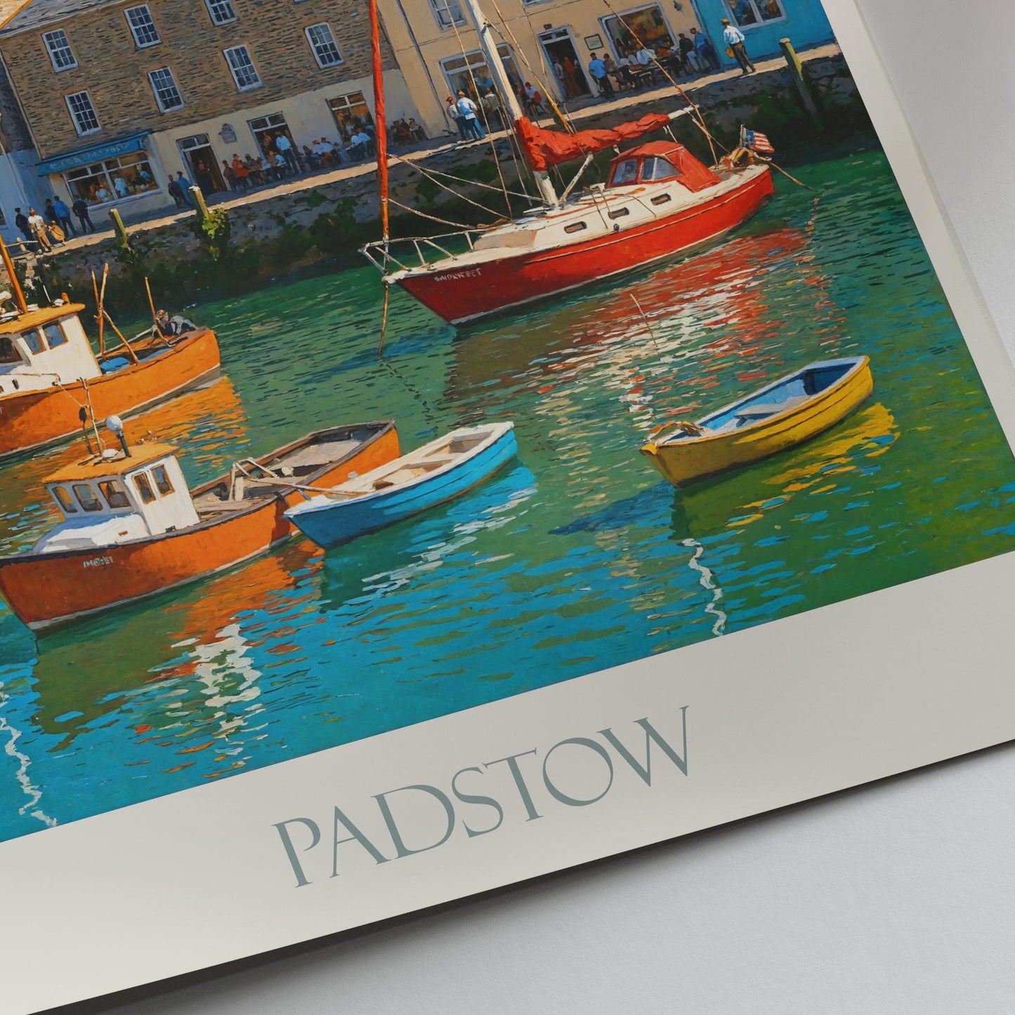 Padstow Travel Print ~ Cornwall Travel Poster |